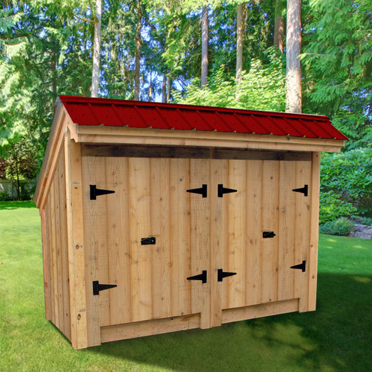 New Englander Large Rustic Wooden Storage Bin - Cedar