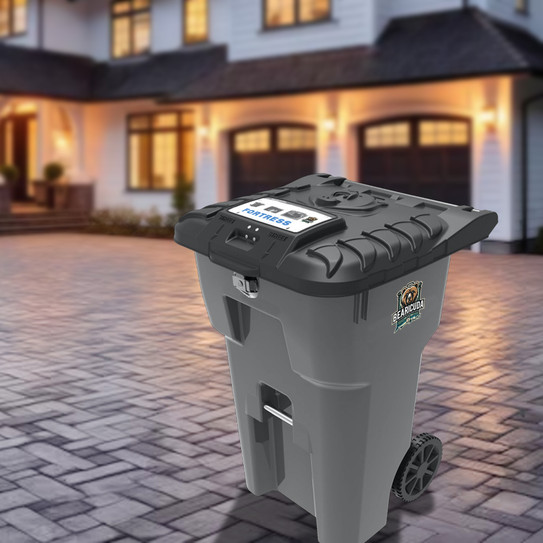 Fortress 65-Gallon Bear-Resistant Trash Can Cart