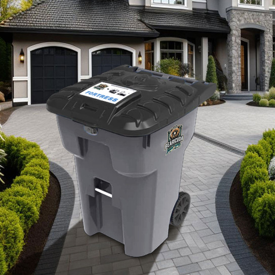 Fortress 95-Gallon Fully Automated Bear-Resistant Trash Can Cart