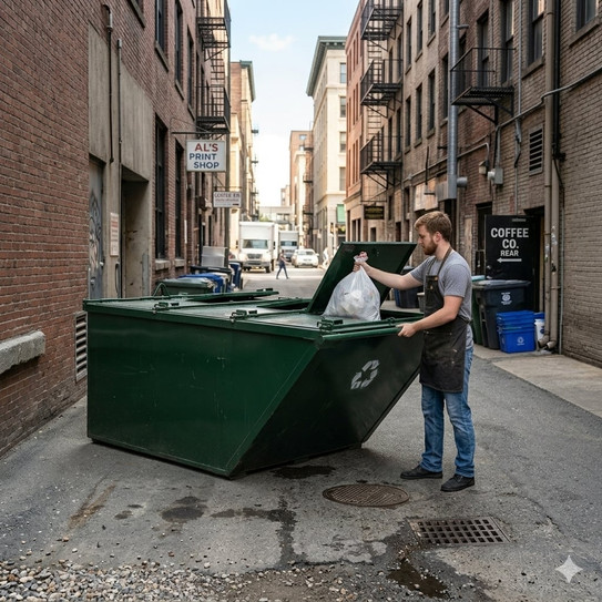 Guardian 6 cubic yard bear-resistant dumpster