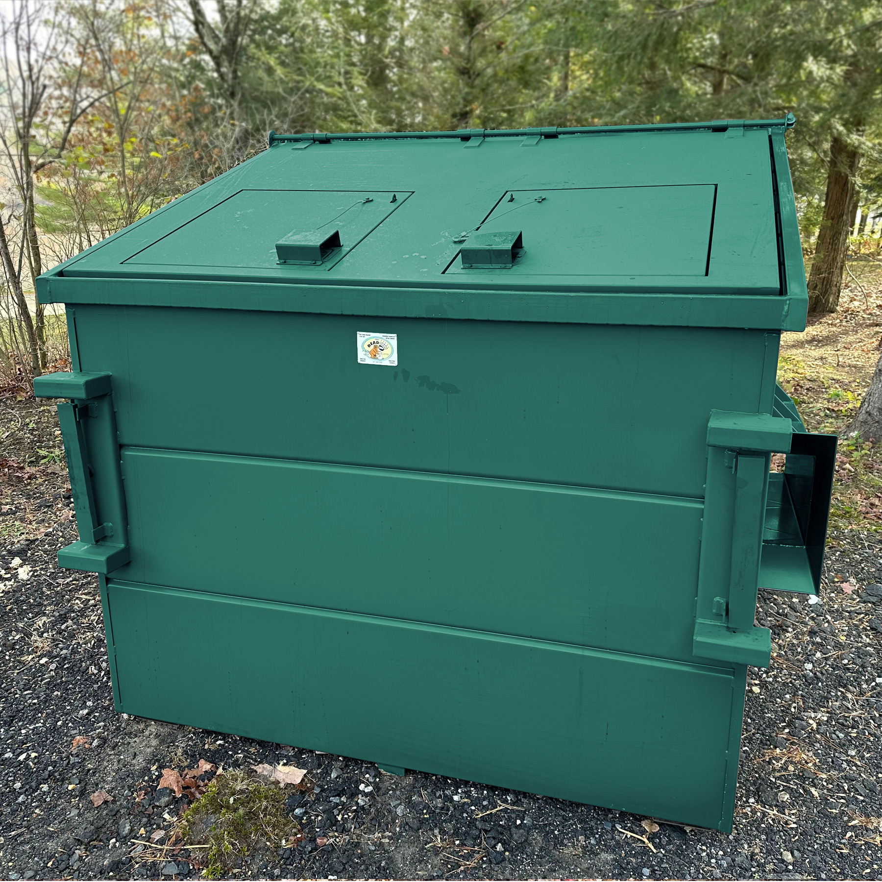 Bearproof front-load dumpsters