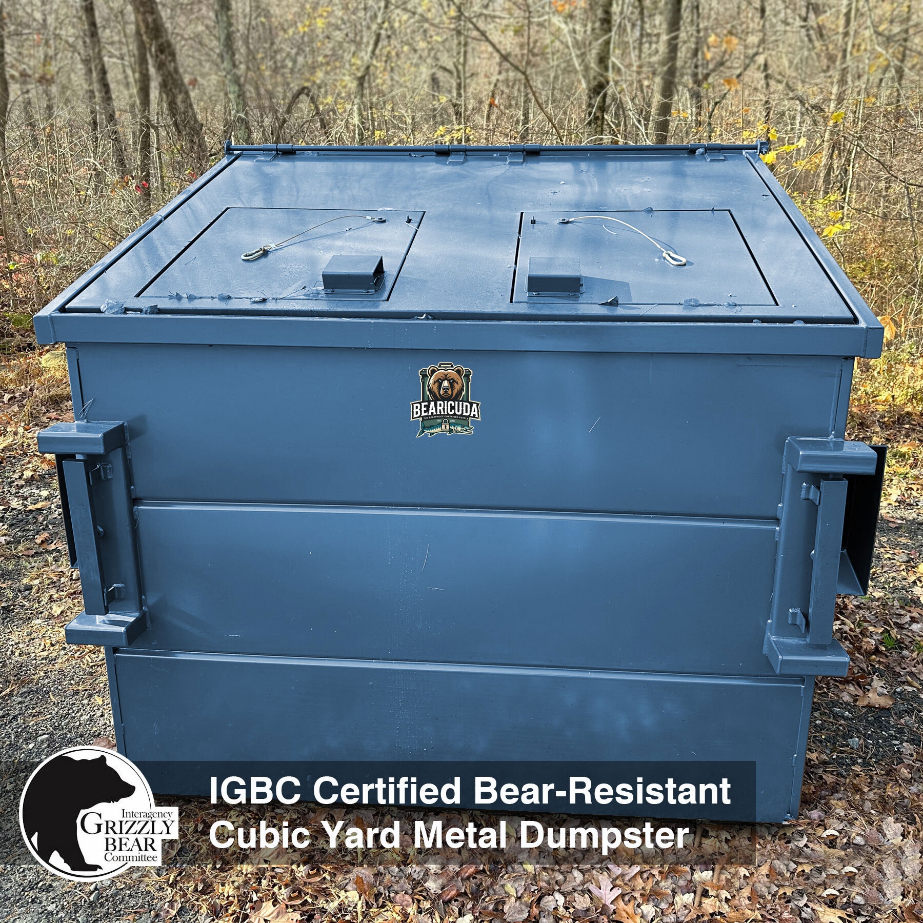 IGBC bear-resistant dumpster