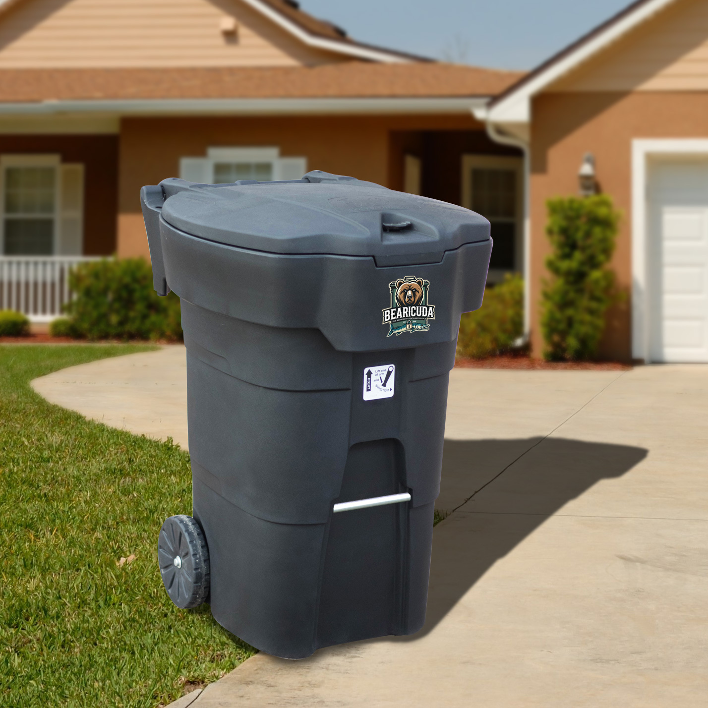 Stealth bearproof trash can