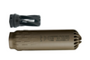 HuxWrx 556K 5.56mm Flow-Through Suppressor w/ Flash Hider