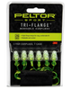 3M Peltor Sport Tri-Flange Reusable Hearing Protection Earplugs | 3-Pack