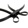 4ZERO Zip-Tie Handcuffs Disposable Polymer Restraints | 100 Pack