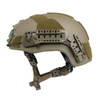 Busch AMP-1X Ballistic Helmet (NIJ IIIA+ / DEA-FBI Protocol) | Lightweight Boltless ACH Mid-Cut & High-Cut with Rails (Black, Green, Coyote)