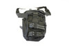Black Tactical Gas Mask Bag Carrier w/ Shoulder Strap & MOLLE Attachment | Nylon