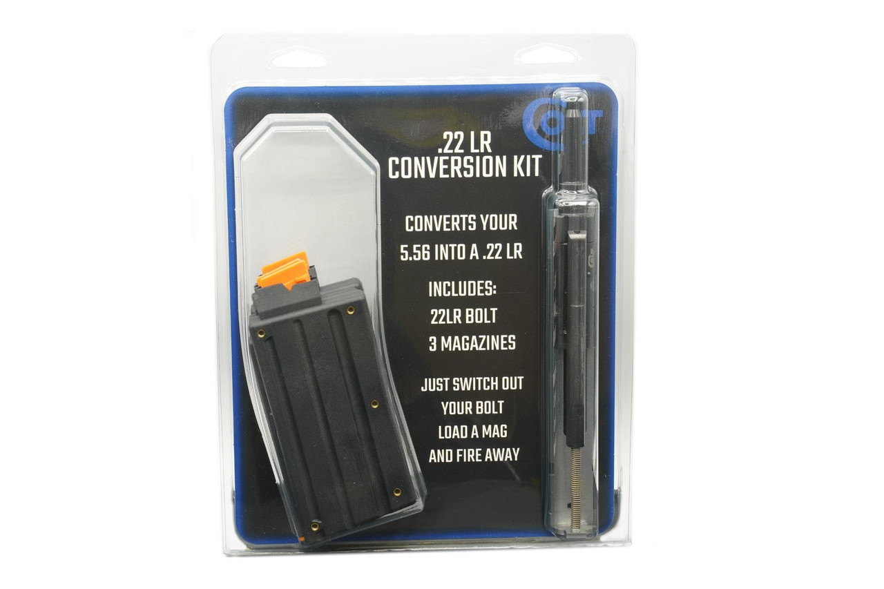 Colt .22LR Drop-In Bolt Conversion Kit for AR15 w/ 3x 10-Round Magazines