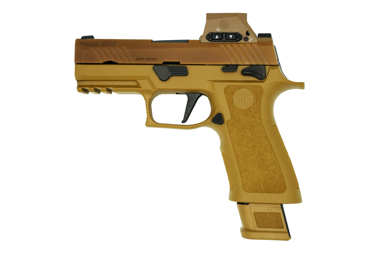 SIG M18 Carry 9mm Pistol w/ 3x Magazines & Romeo M17 Optic | 3.9