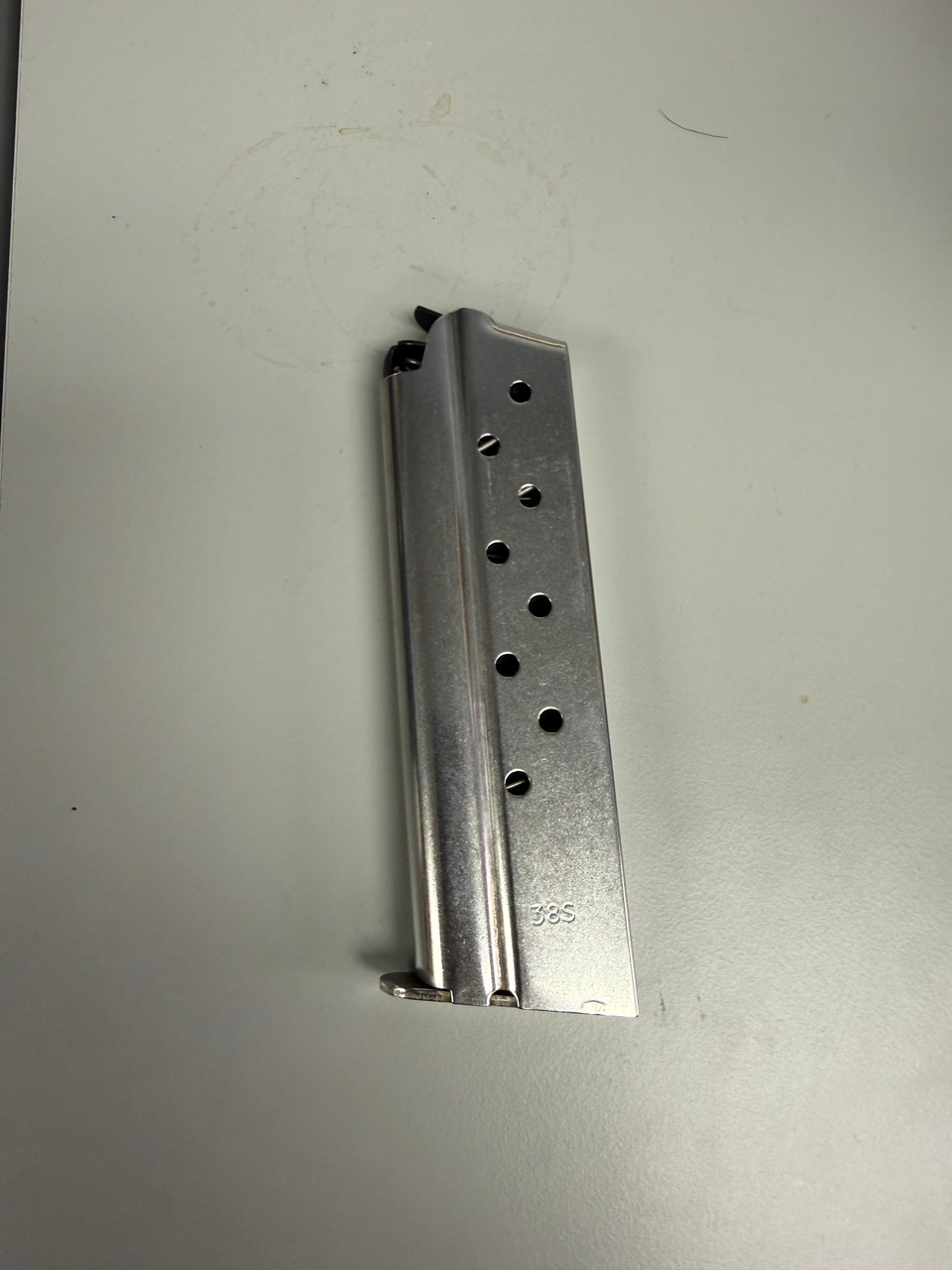 Colt 1911 9-Round .38 Super Magazine | Stainless Steel