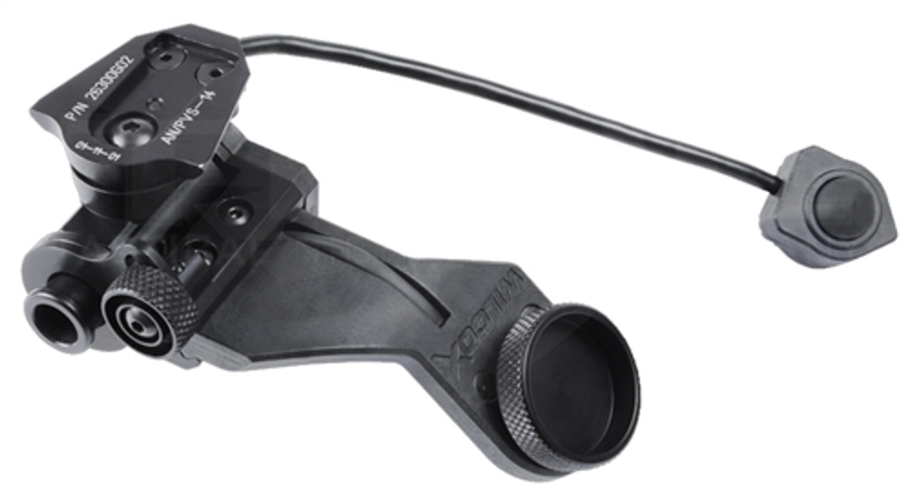 Wilcox 26300G02 AN/PVS-14 Arm with NVG On/Off Switch Interface Shoe