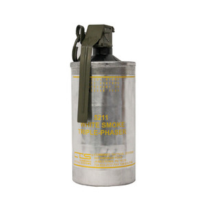CTS 5211 Triple Phaser White Smoke Canister Grenade CTS 5211 Triple Phaser White Smoke Canister Grenade