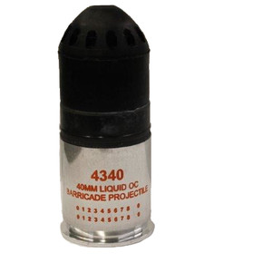 CTS 4340 40mm OC Liquid Accurized Barricade Penetrator Round CTS 4340 40mm OC Liquid Accurized Barricade Penetrator Round