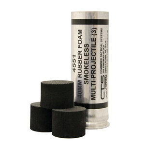 CTS 4551 40mm Multi Impact 3 Sponge Baton Round CTS 4551 40mm Multi Impact 3 Sponge Baton Round