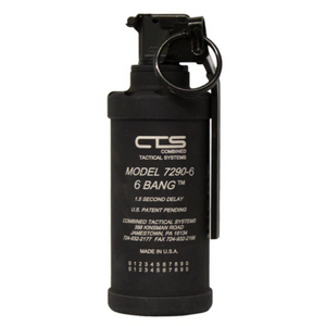 CTS 7290-6 Tactical 6-Bang Aluminum Body Flash Bang CTS 7290-6 Tactical 6-Bang Aluminum Body Flash Bang