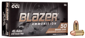 CCI Blazer Brass .45 ACP Ammo 230 Grain Full Metal Jacket
