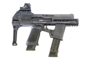 SIG P320 Flux Raider 9mm Pistol w/ Rapid Deploy Stabilizing Brace & RomeoX Pro Enclosed Red Dot Sight