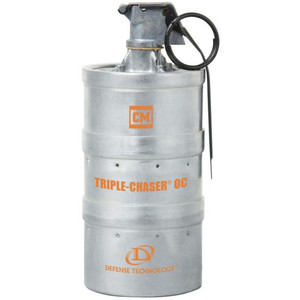 DefTec 1020 Triple-Chaser Separating OC Smoke Canister Grenade