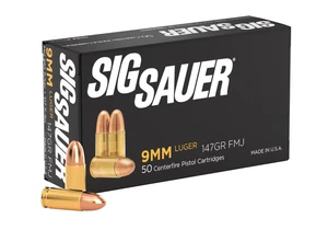 SIG Elite Ball 9mm Ammo 147-Grain Full Metal Jacket