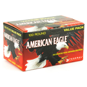 Federal American Eagle 9mm 115 Grain FMJ – 100 Round (Value Pack)
