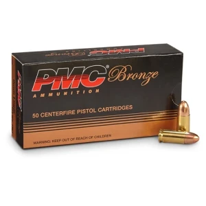 PMC 9mm Luger Ammo 115 Grain Full Metal Jacket