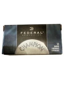 Federal Champion .22 LR 40 Grain Solid 1240 FPS – 510 (50 Rounds)