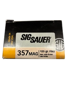 SIG Sauer Elite Performance .357 Magnum 125 gr FMJ – E357MB (50 Rounds)