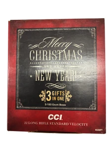 CCI .22 LR Standard Velocity 40 Grain LRN Target – 932GFT Christmas Pack (300 Rounds)