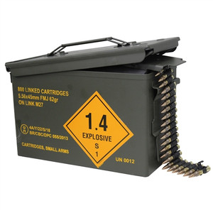 Magtech/CBC 5.56x45 SS109 Linked Ammo 62 Grain Full Metal Jacket