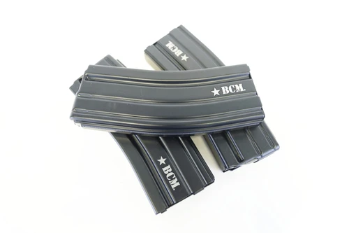 BCM 30-Round AR-15 Magazine – Black Teflon, Magpul Enhanced Follower (D&H / 04TQ4)