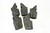 Police Trade-In Holster Lot – 5 Black Leather Basketweave Holsters LH/RH Mix