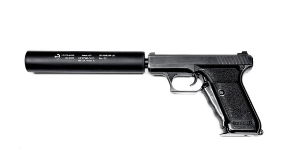 B&T Thread-On 9mm Suppressor for HK P7M8 / P7M13