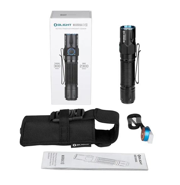 Olight Warrior 3S Tactical 2300 Lumen Rechargeable Flashlight