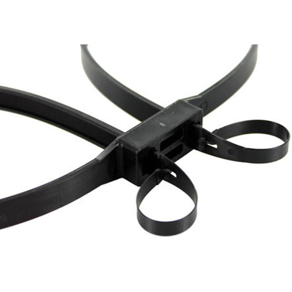 4ZERO Zip-Tie Handcuffs Disposable Polymer Restraints | 100 Pack