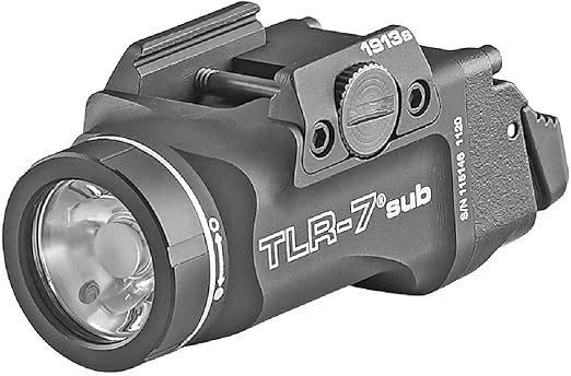 Streamlight 69402 TLR-7 X sub 500-Lumen Tactical Weapon Light for 1913 Short Railed Subcompact Handguns