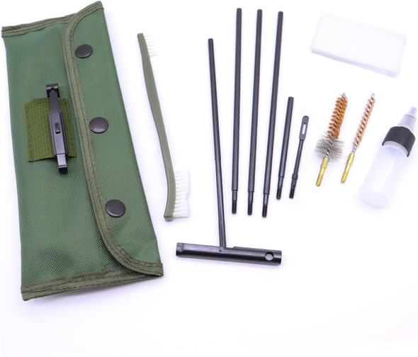 Colt 5.56mm Cleaning Kit Set w/ Pouch for AR15/M4 Rifles