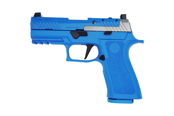 SIG P320 Carry 9mm Semi-Auto NLTA Blue Pistol | UTM MMR Marking Cartridge