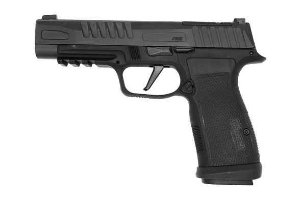 Sig Sauer P365, 9mm, 4.3, X-series, Striker, X-RAY 3, AXG Modular Grip (1) 17rd Mag, (2) 21rd Mag, Optic Ready, Rail