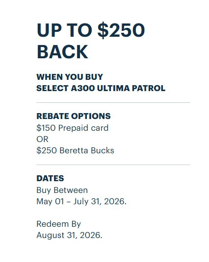 Beretta A300 Ultima Patrol Raider
