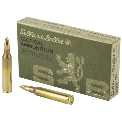Sellier & Bellot 5.56x45 M193 NATO Ammo 55 Grain Full Metal Jacket