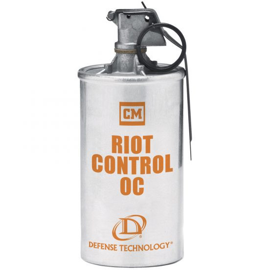 DefTec 1080 Continuous Discharge OC Riot Control Grenade