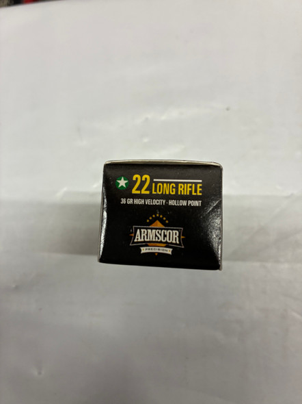 Armscor Precision .22 LR High Velocity 36 Grain Hollow Point – (50 Rounds)