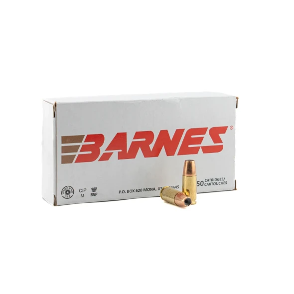 Barnes Defense JHP 9mm Ammo 115-Grain Sierra Jacketed Hollow Point