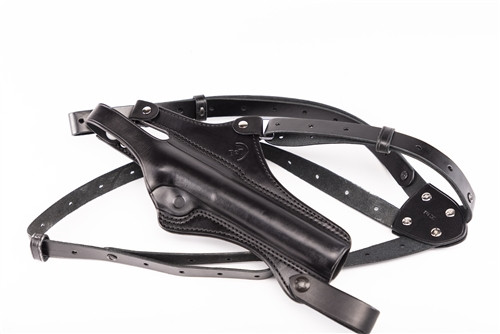 B&T Leather Shoulder Holster Rig for Station Six & VP9 Welrod Pistols