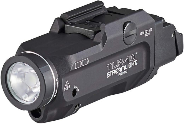 Streamlight TLR10 Flex 1000 Lumens Low-Profile, Rail Mounted Tactical Light With Red Laser