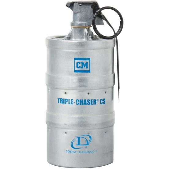 DefTec 1026 Triple-Chaser Separating CS Smoke Canister Grenade