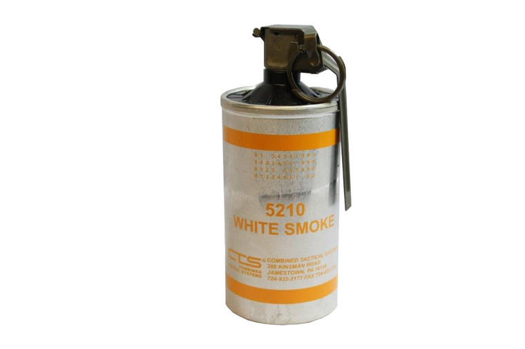 CTS 5210 White Smoke Large Canister Grenade