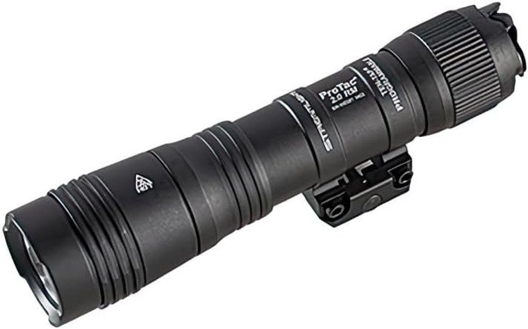Streamlight 89003 ProTac 2.0 2000-Lumen Rail Mount High Lumen Tactical Rechargeable Long Weapon-Mounted Flashlight w/ SL-B50 Battery Pack & USB-C Cord