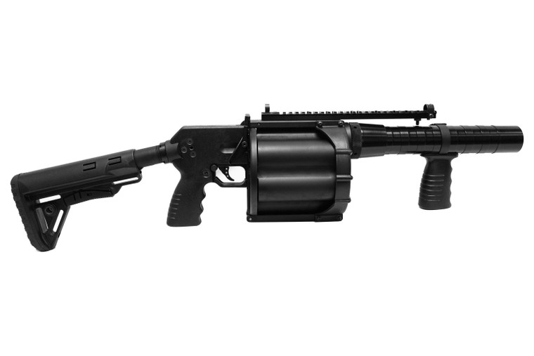 Penn Arms 40mm Spring Wound Multi Shot Semi-Auto Less Lethal Launcher Penn Arms 40mm Spring Wound Multi Shot Semi-Auto Less Lethal Launcher